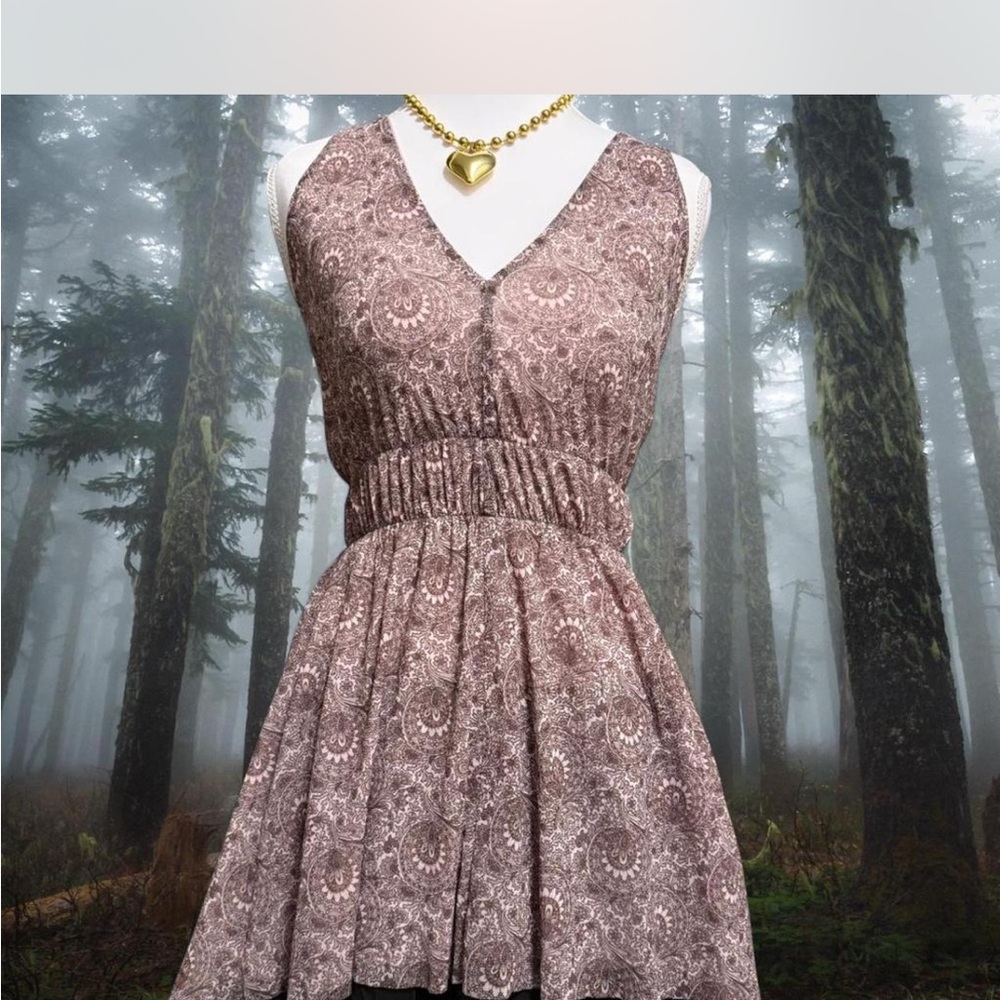 Michael Kors Brown Patterned Blouse - image 2